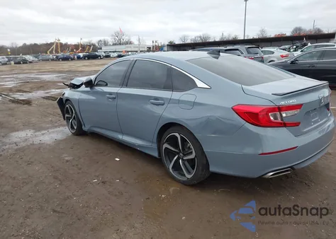 2022 Honda Accord Sport из США, поврежденный, VIN 1HGCV1F38NA122016